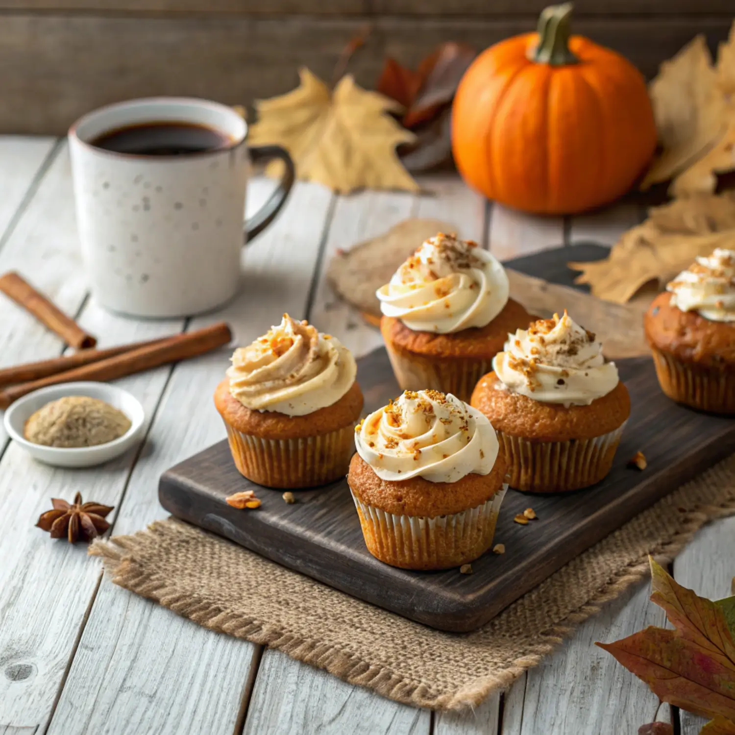 Starbucks Vibes at Home – Pumpkin Cream Cheese Muffins 🎃☕