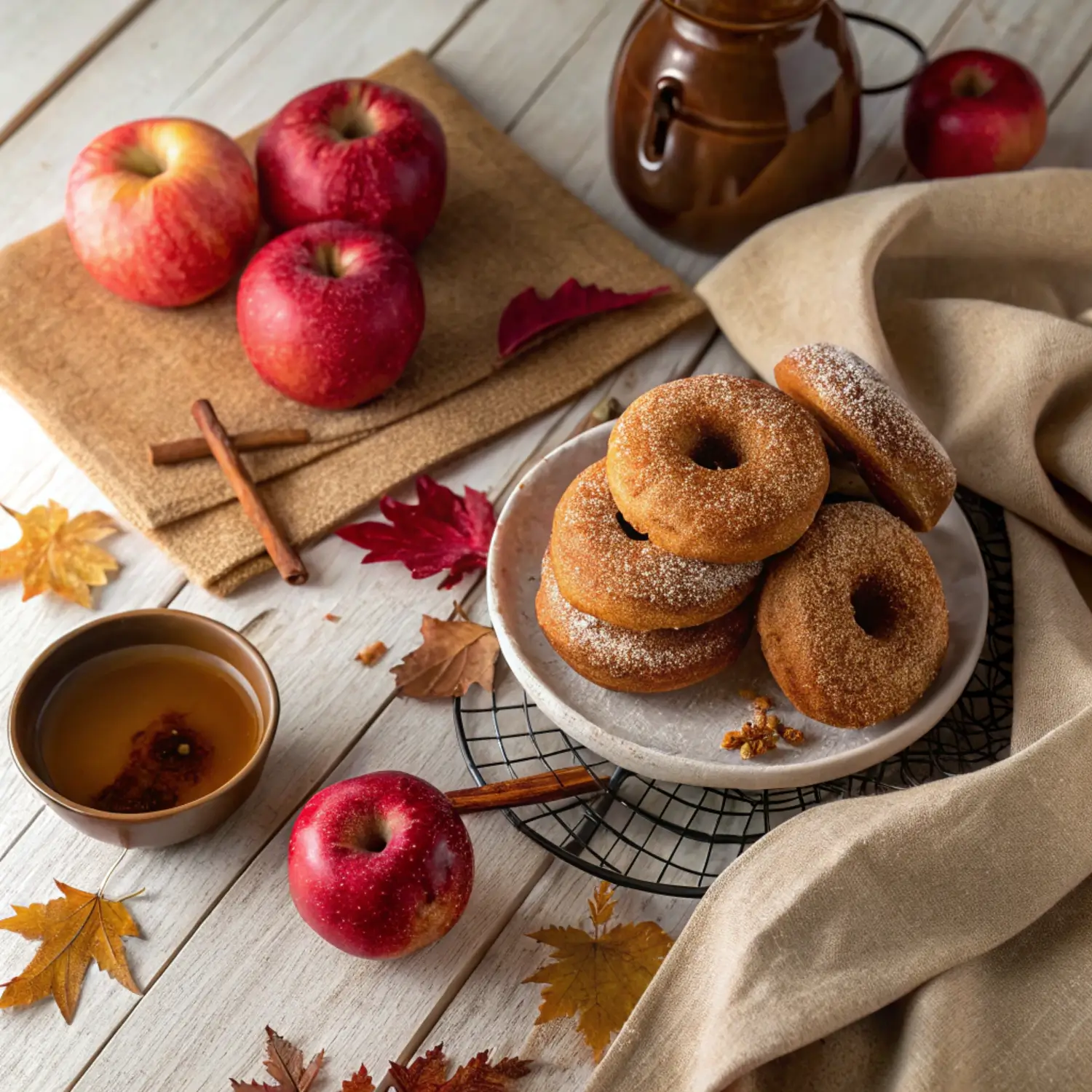 Cozy Apple Cider Donuts 🍎🍩 (Homemade Fall Comfort in Every Bite)