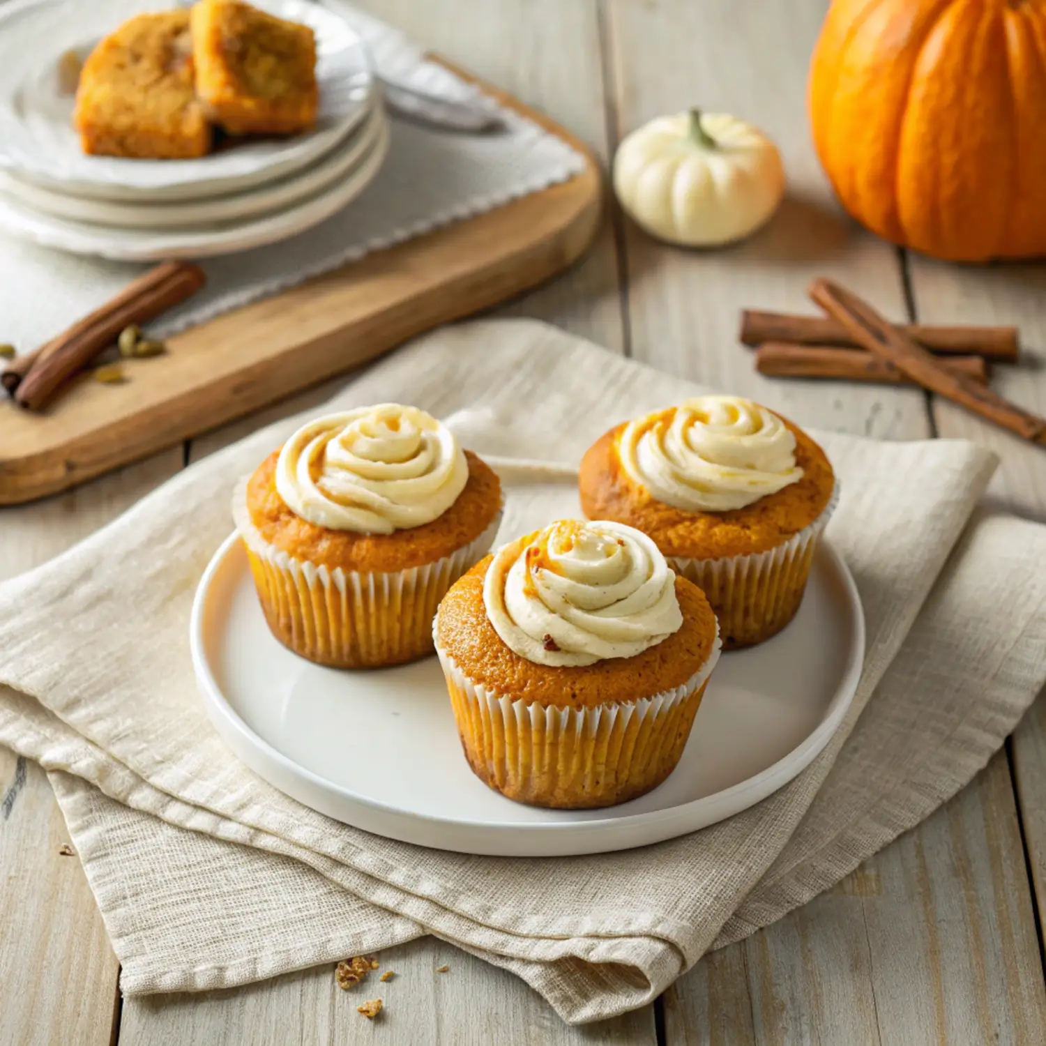 Fluffy Pumpkin Cream Cheese Muffins – That Melt-in-Your Mouth! 🍂🧁