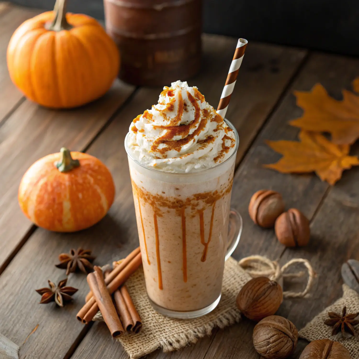❄️ Frozen Pumpkin Spice Frappuccino – Starbucks Vibes at Home