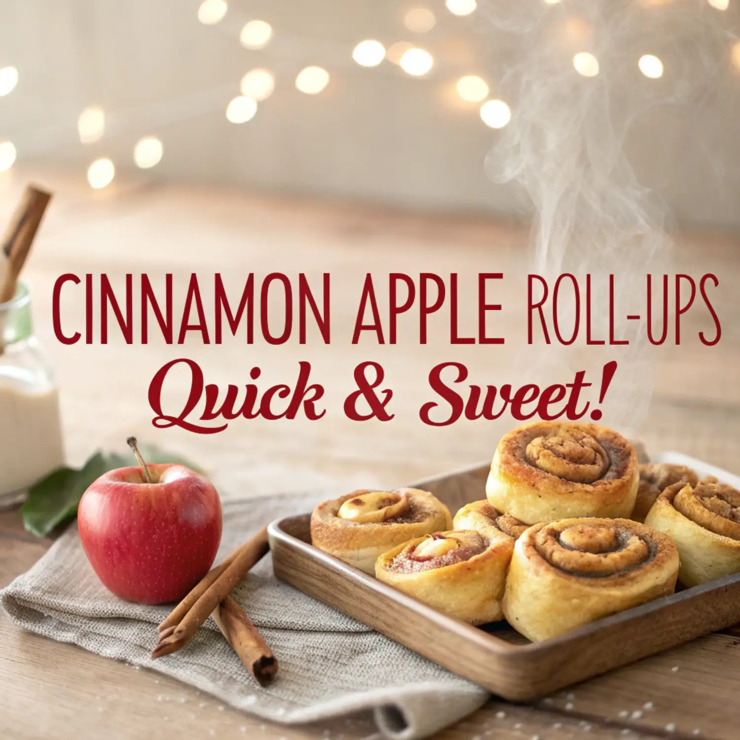 Cinnamon Apple Roll-Ups (Quick & Sweet!) 🍎🥖