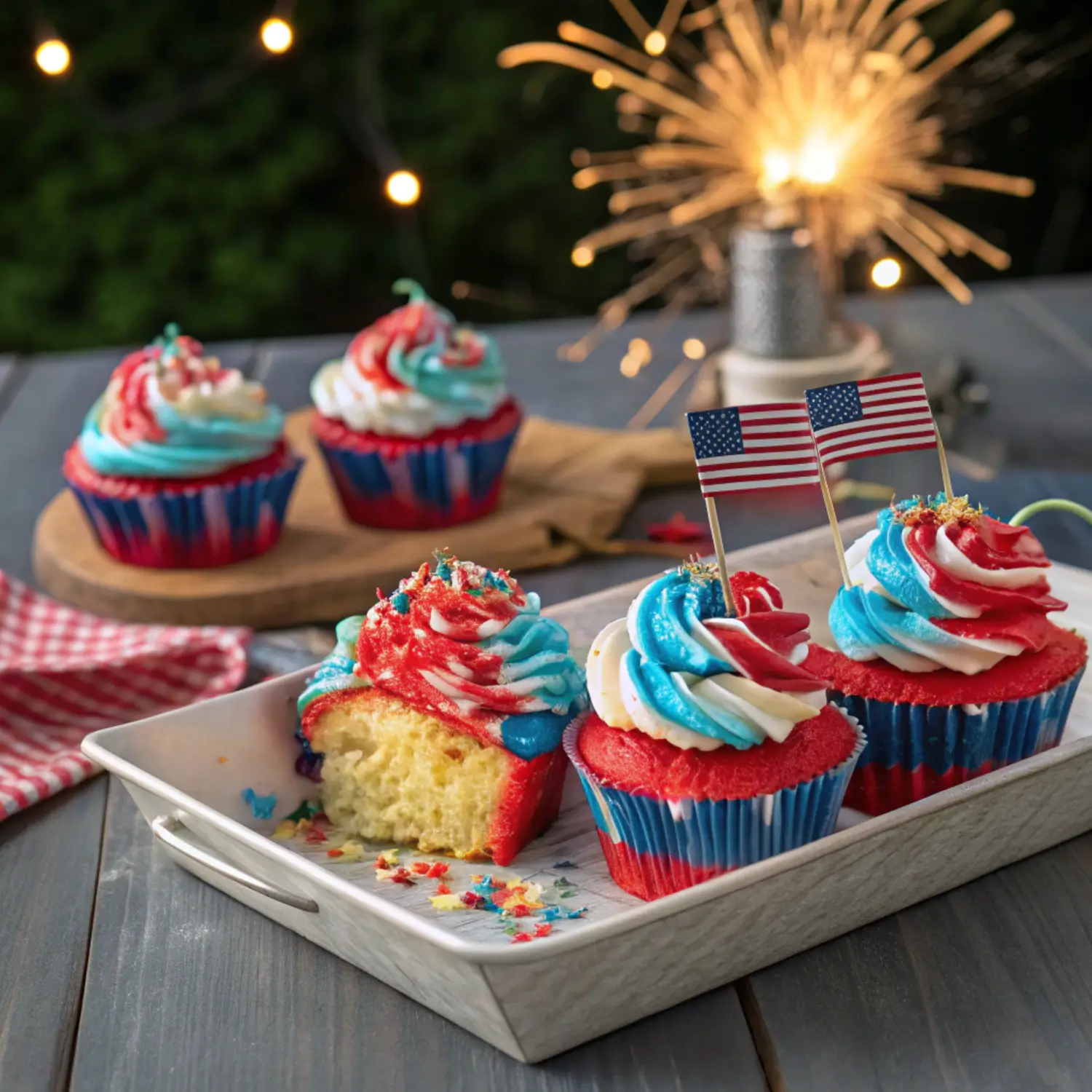 Viral Firecracker Cupcakes Your Guests Will Remember