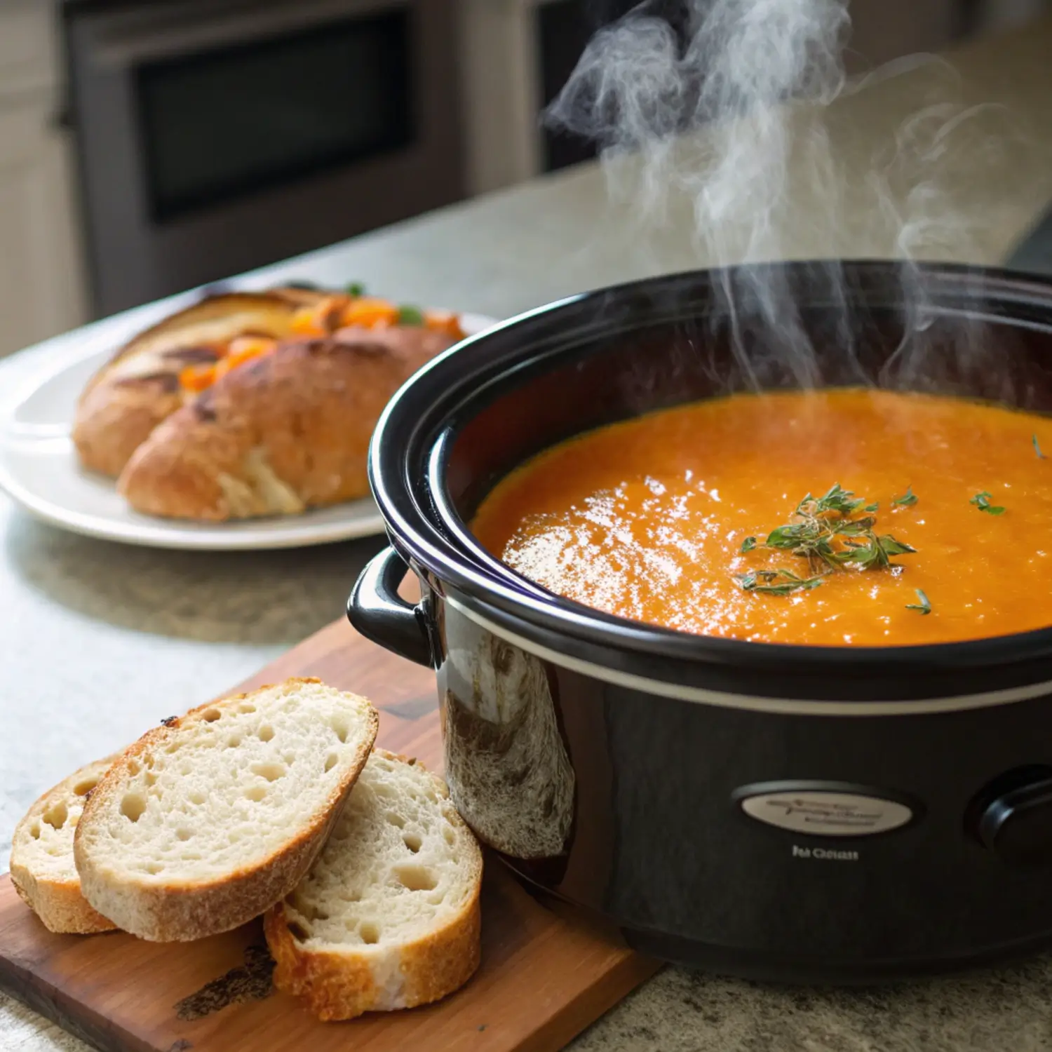 Slow Cooker Butternut Squash Soup 🥣🍂
