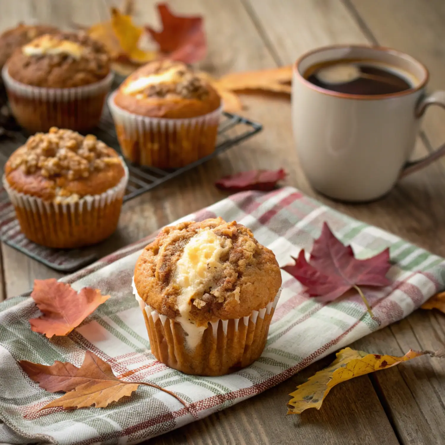 The Ultimate Cozy Pumpkin Cream Cheese Muffin 🍂✨